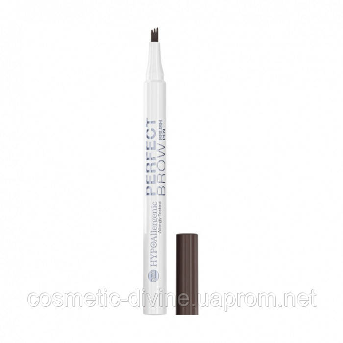 Фломастер для брів Bell Hypo Allergenic Perfect Brow Brush Pen тон 02