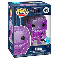 Коллекционная фигурка Funko POP! Art Series Bobble Marvel Infinity Saga Thor Purple w/Case