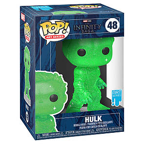 Колекційна фігурка Funko POP! Art Series Bobble Marvel Infinity Saga Hulk Green w/Case