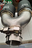 Насадка на глушник Akrapovic 63-89 (L-JB) carbon подвійна ліва, фото 4