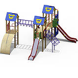 Великий дитячий комплекс "Замок" на ігровий майданчик недорого в Україні, фото 3