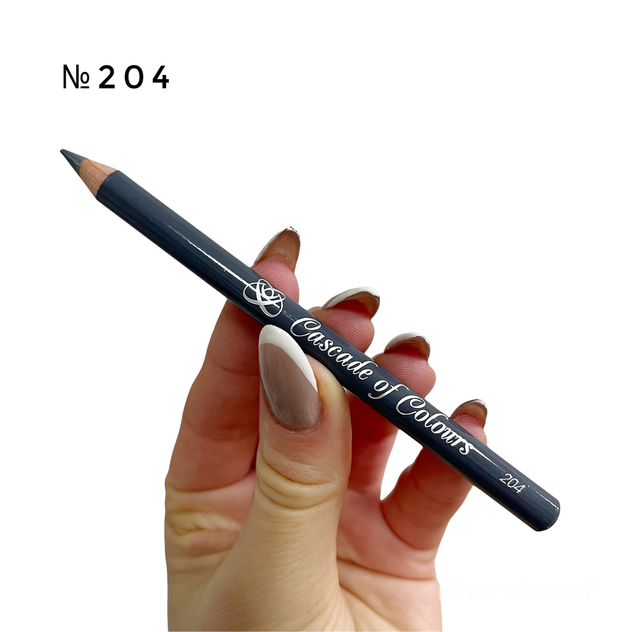 Карандаш для глаз серый Cascade of Colours 204