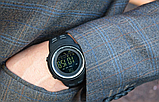 Гарний смарт-годинник чоловічий, Розумний годинник для чоловіків чорний, фото 7