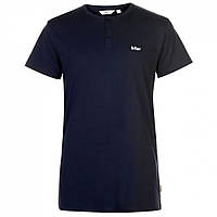 Футболка Lee Cooper Essentials 3 Button Navy, оригінал. Доставка від 14 днів