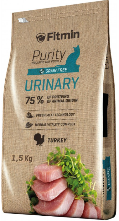 Fitmin cat Purity Urinary Фитмин Корм для кішок профілактика сечокам'яної хвороб системи, 400 г