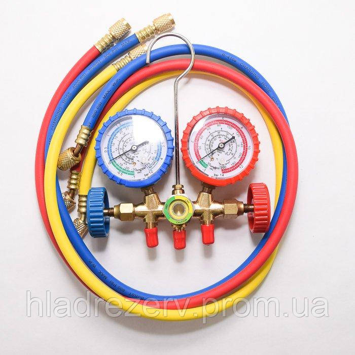 Купить Манометрический коллектор двухвентильный СТ-536G (шкала psi ...