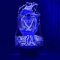 Акриловый светильник-ночник Гриффит Берсерк синий tty-n001332
