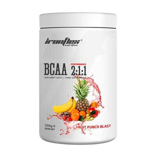 Амінокислоти BCAA в порошку IronFlex BCAA 2:1:1 500 g