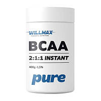 BCAA аминокислоты Willmax BCAA 2:1:1 Instant 400 g pure