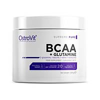 BCAA аминокислоты + глютамин OstroVit 100% BCAA+Glutamine 200 g pure