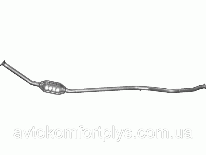 Приймальна труба з полум'ягасником замість катализатора Peugeot 206 1.9 дизель 1998 - 2004 рр, фото 1