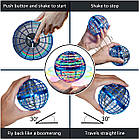 Літаючий спиннер левітує куля бумеранг світиться з LED підсвічуванням іграшка для дитини Flying spinner, фото 4