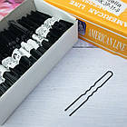 Шпильки чорні American line 10 шт малі, фото 2