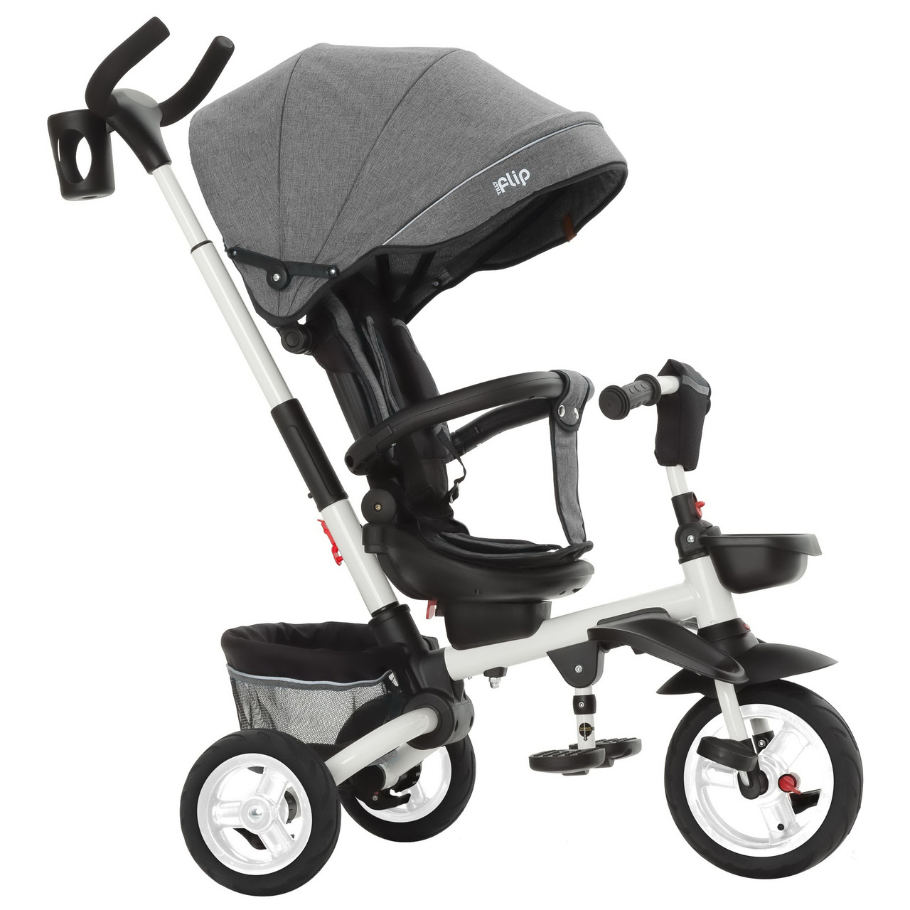 Дитячий триколісний велосипед Flip, «Tilly» (T-390/1), колір Grey (сірий)