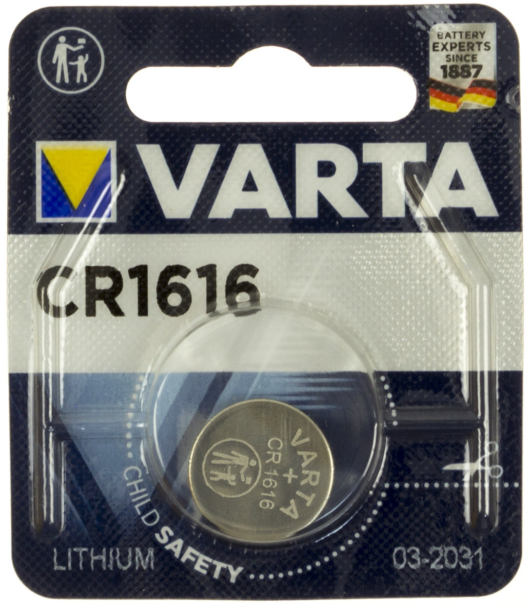 Батарейка Varta CR1616/1bl(10)(100), фото 1