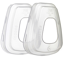 Тримач 3М 501 для попередніх фільтрів 1 пара, тримач передфільтрів для респіраторної маски 2 шт.