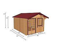 Строительство деревянных домов из профилированного бруса 3х4