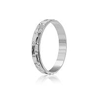 Обручальное кольцо серебряное К2/531 - 15,5
