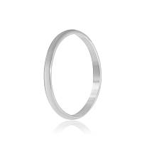 Обручальное кольцо серебряное К2/800 - 18,5