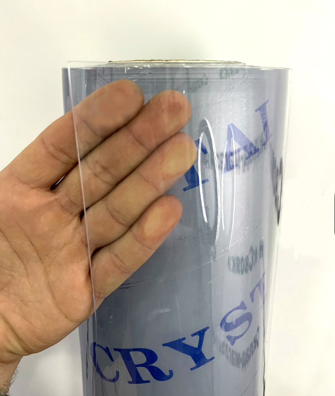 Плівка пвх силіконова 4000 мкм (4 мм) - 0,6мх10 м.Мягкое стекло.