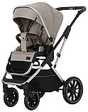 Дитячий універсальний візочок 3в1 Carrello Aurora CRL-6502/2 (3in1) Almond Beige Бежевий, фото 3