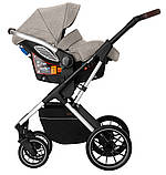 Дитячий універсальний візочок 3в1 Carrello Aurora CRL-6502/2 (3in1) Almond Beige Бежевий, фото 4