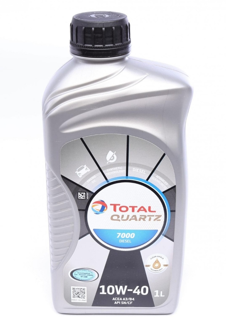 Купить Масло 10W40 Total Quartz 7000 Diesel (1L) (MB229.1/VW505.00 ...