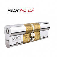 Цилиндр ABLOY Protec 2 CY322 102мм 51х51 хром язычок 3 ключа