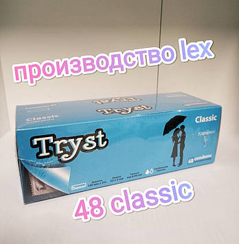 Презервативи Tryst classic 48 штук Висока якість ! Класичні презервативи.Україна