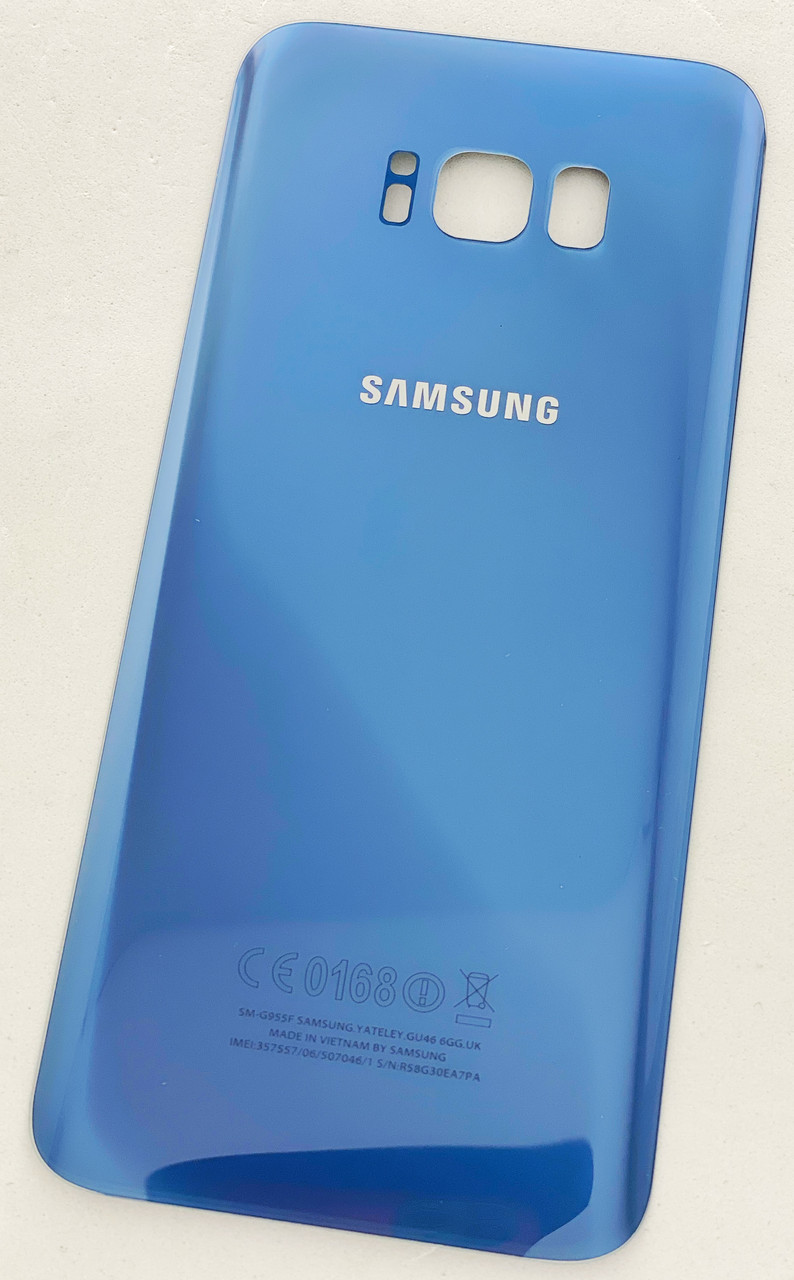 Задня кришка для Samsung G955F Galaxy S8 Plus (2017), блакитна, Coral Blue, фото 1