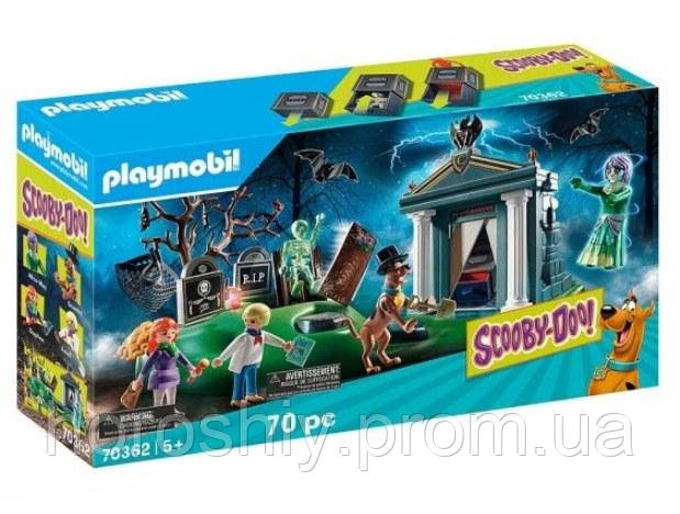 Дитячий ігровий набір для хлопчиків Playmobil Скубі Ду Пригоди на цвинтарі Конструктор Scooby Doo Скубі-Ду
