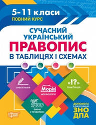 Таблиці та схеми. Сучасний український правопис у таблицях