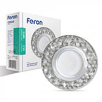 Врізний світлодіодний світильник (точковий) Feron CD835 з LED-підсвіткою