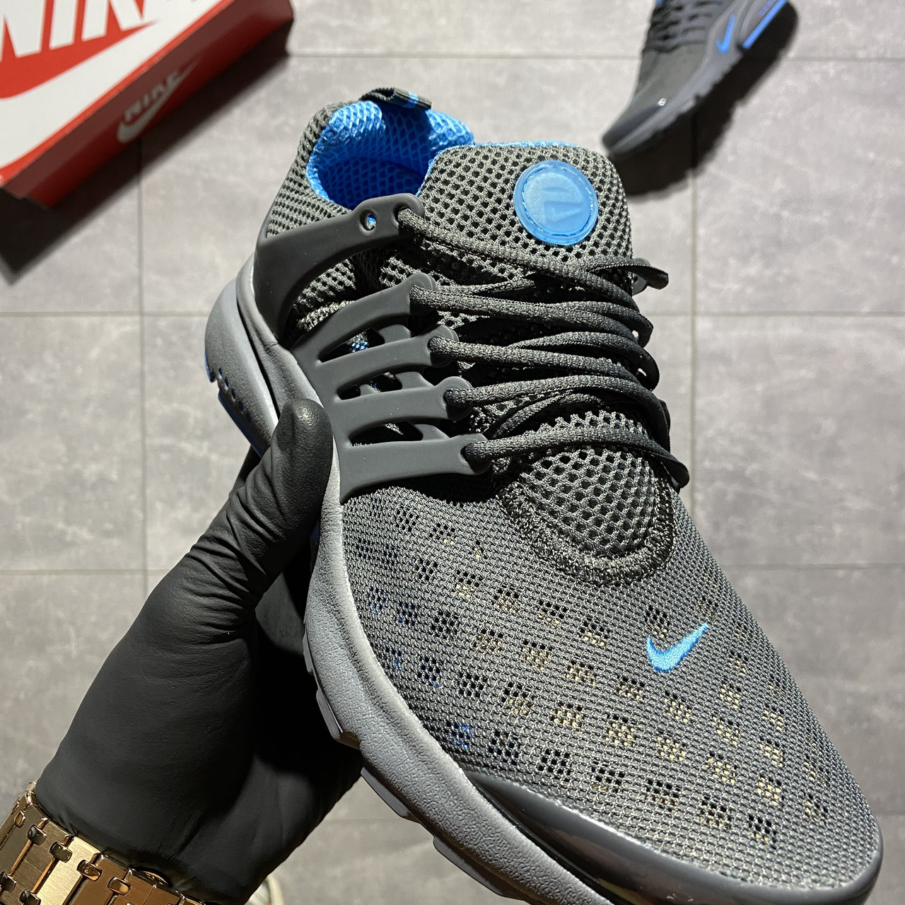 Air presto black blue jay outlet