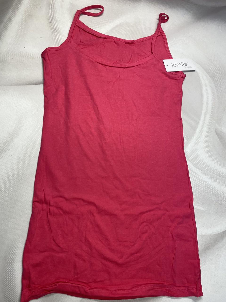 Дуже зручні жіночі майки на брунатках LEMILA малінові 3739-2, фото 1