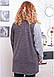 Жіноча вільна туніка великих розмірів Модера, фото 5