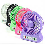 Портативний міні вентилятор Portable Fan, фото 4