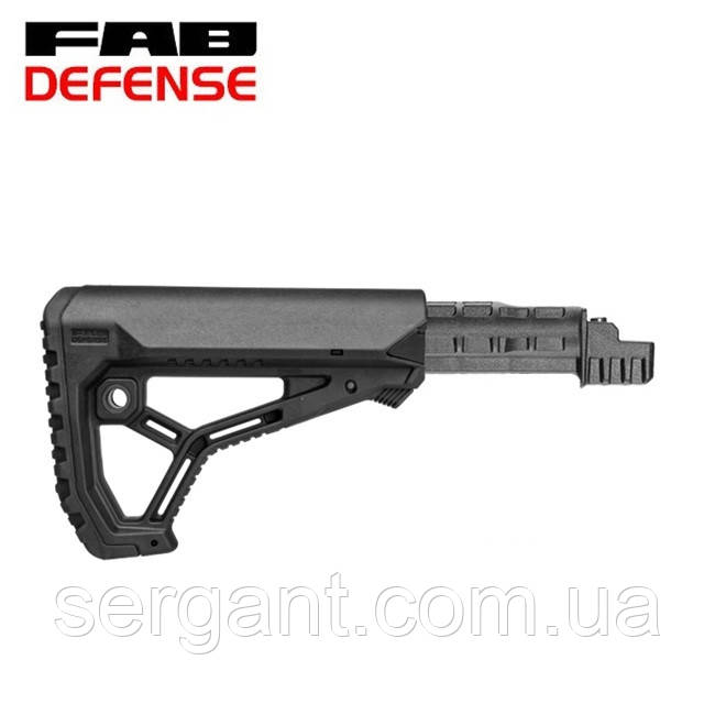 Нескладний телескопічний приклад Fab Defense RBT-GL CORE для АК47/АКМ/АК74 з нескладним прикладом (веслом)