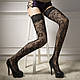 Панчохи сітка з візерунком, фото 3