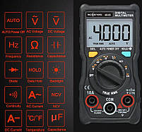 Richmeters, RM404В, мультиметр TrueRMS, похибка: ±0,5%, відліків: 4000, напруга AC/DC 600V: струм: AC/DC 10А,, фото 3
