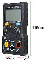 Richmeters, RM404В, мультиметр TrueRMS, похибка: ±0,5%, відліків: 4000, напруга AC/DC 600V: струм: AC/DC 10А,, фото 6