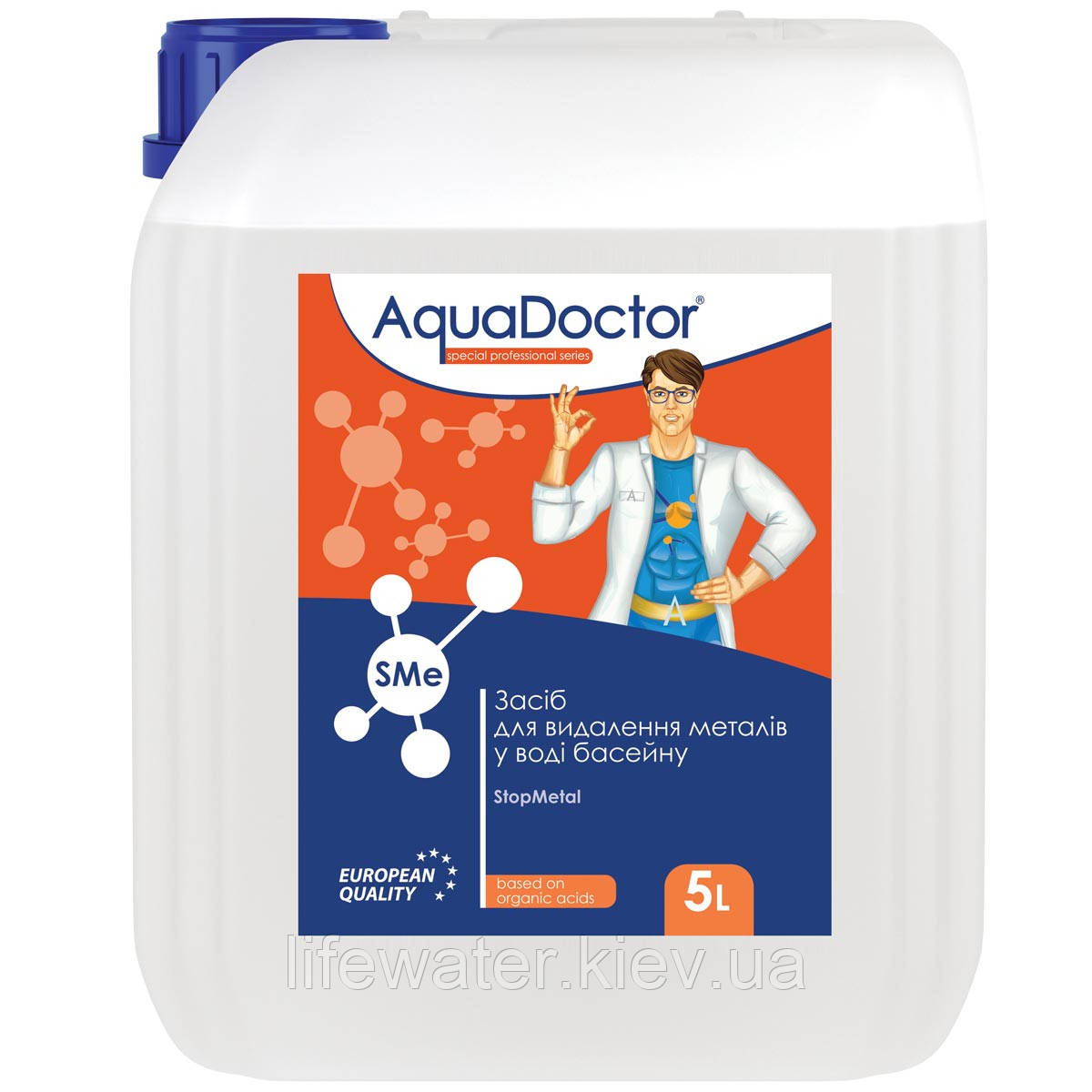 Засіб для видалення металів AquaDoctor SMe StopMetal 5л, фото 1