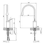 Змішувач для раковини Qtap Virgo 1066H103K, фото 2