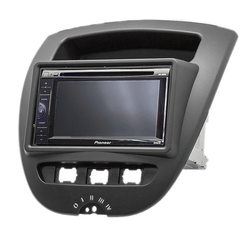 2-DIN переходная рамка Toyota Aygo 2005- 2014, Peugeot, Citroen, Carav 11-167 - фото 3 - id-p246176292