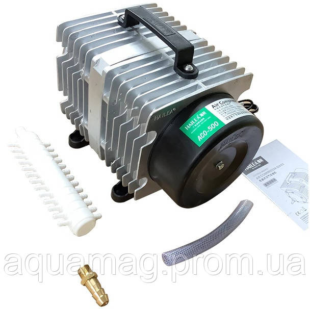 Компресор Hailea ACO-500 (16500 л/ч, 175 Вт) аератор для ставка, септика, водойми, УЗВ, ставка