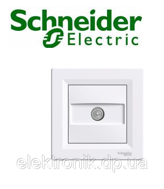 Розетка TV (для телевізора) Shneider-Electric Asfora білий EPH3200121