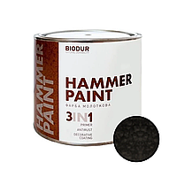 Эмаль молотковая Biodur 3в1 Hammer Paint 2.1, Черный