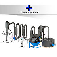 Аэродинамическая сушка опилок СА-800. Двухконтурная сушка СА 800.
