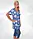 Костюм - комплект жіночий літній трикотажний, туніка та бриджі 03809 Орнела, фото 3