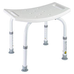 Стілець для душа без спинки Nova B9010, навантаження до 150 кг